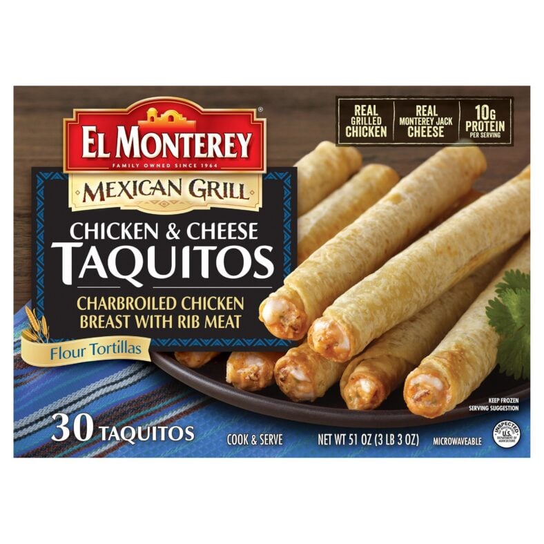 El Monterey Chicken & Cheese Taquitos