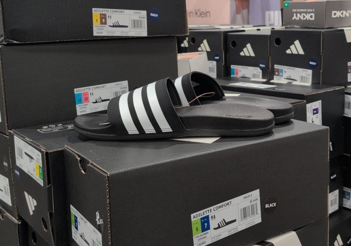 Adidas Unisex Adilette Comfort Slide at Costco