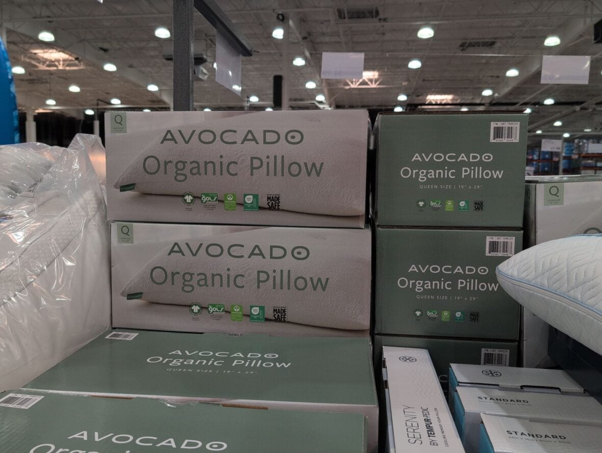 Avocado Pillow Queen Size at Costco