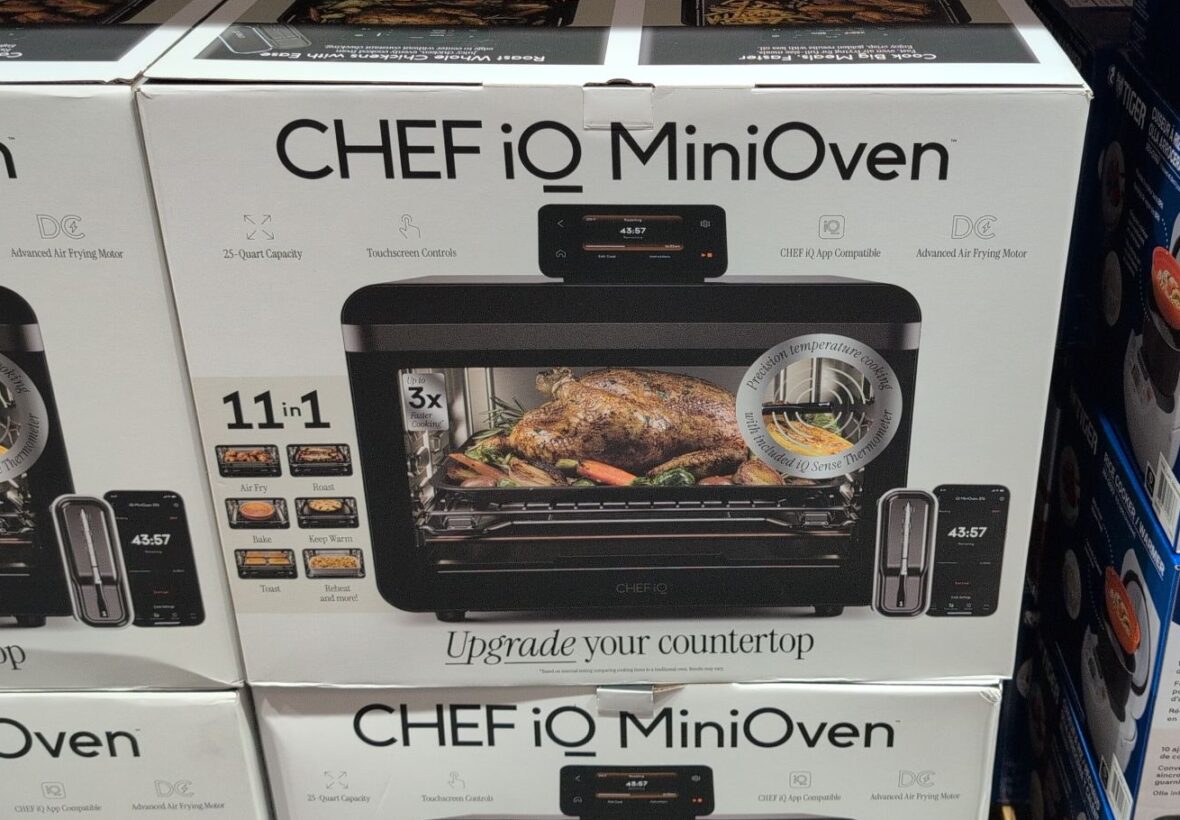 Chefiq Mini Oven W/ Io Sense Thermometer Bundle at Costco
