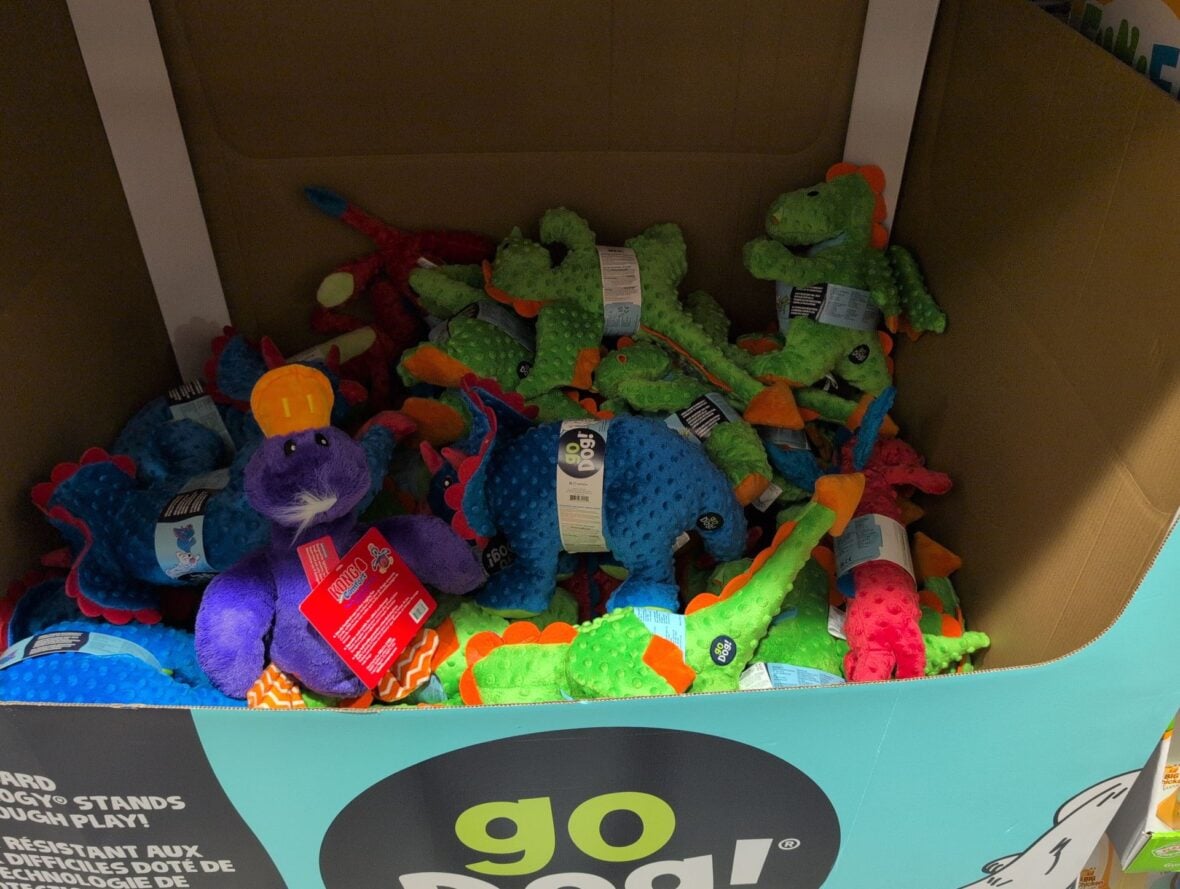 Go Dog Jumbo Dog Toy Dump Bin at Costco