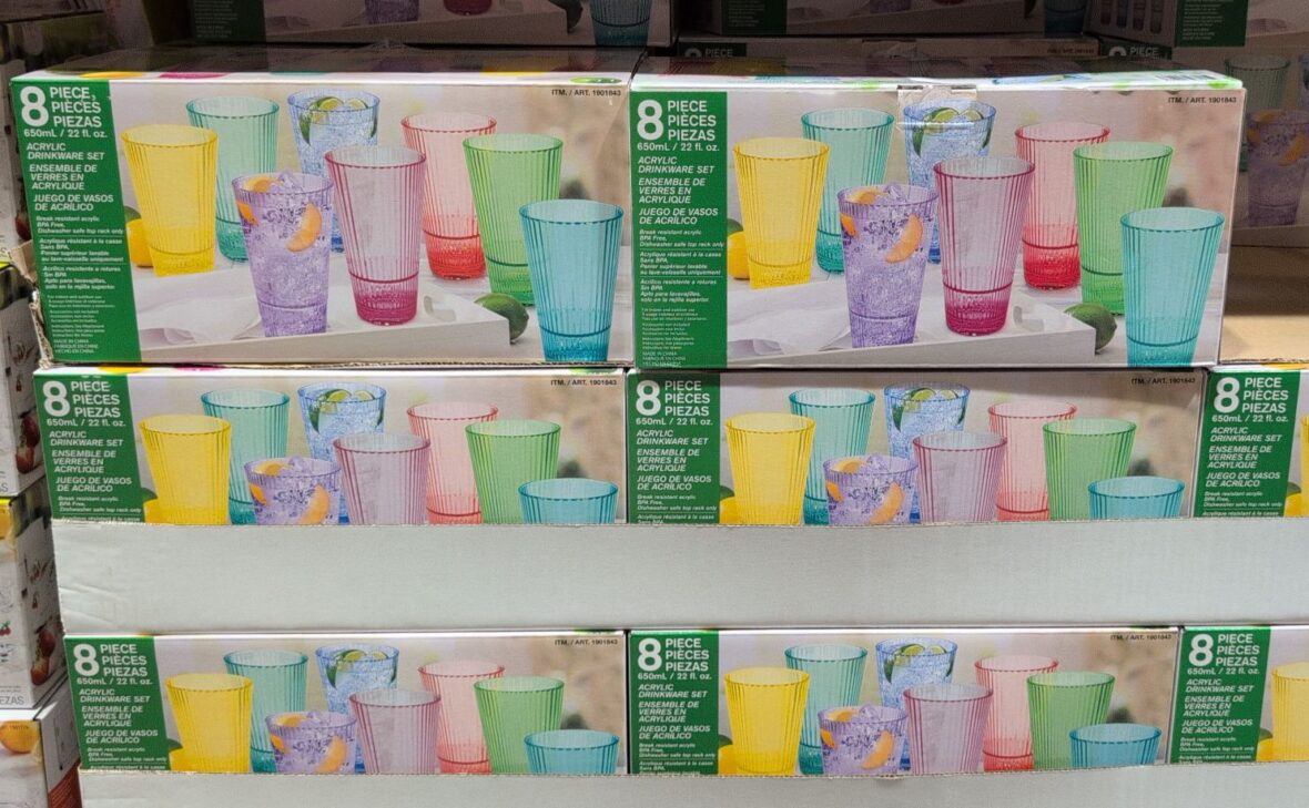 Jia Wei. Drinkware Set of 8 220z / at Costco