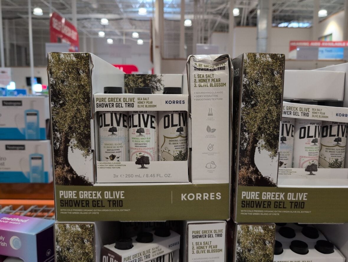 Korres Pure Greek Olive Shower Gel Tro Scents: at Costco