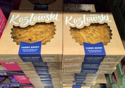 Kozlowski Farms Three Berry Pie at Costco
