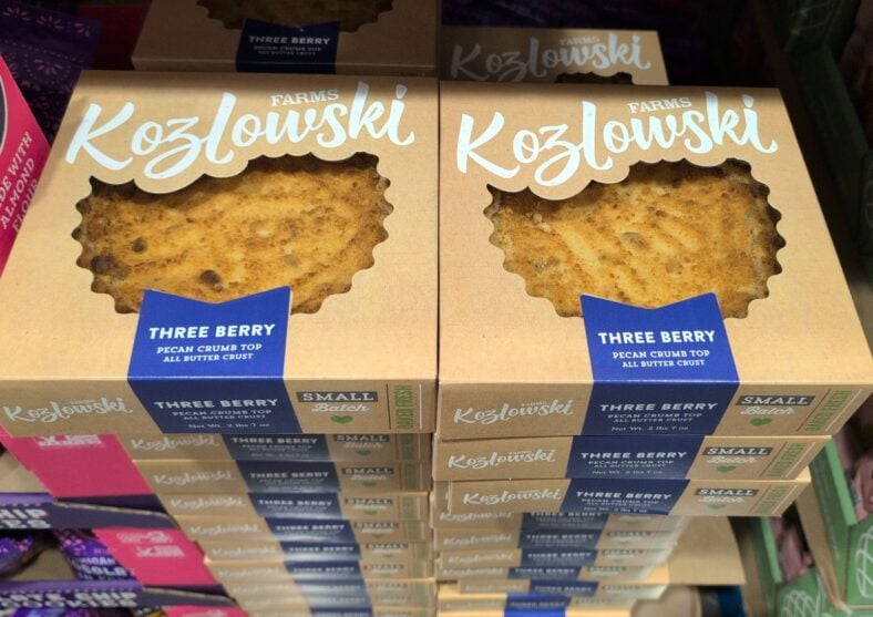 Kozlowski Farms Three Berry Pie at Costco