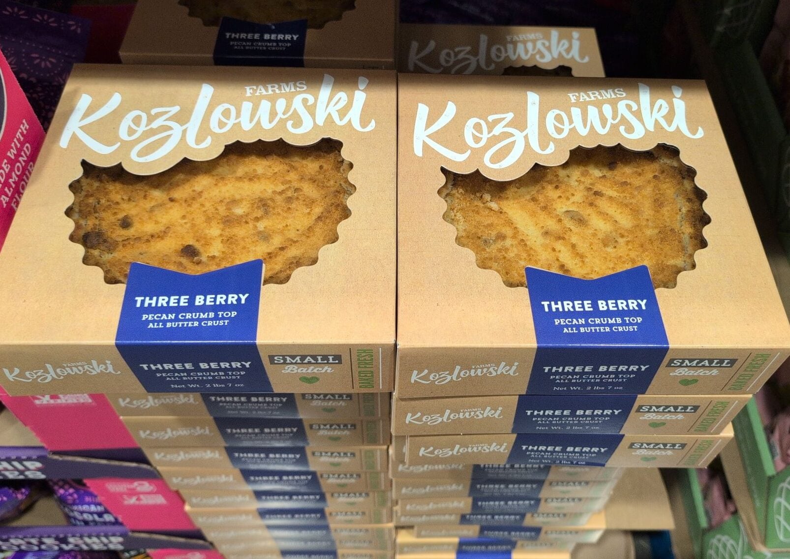Kozlowski Farms Three Berry Pie