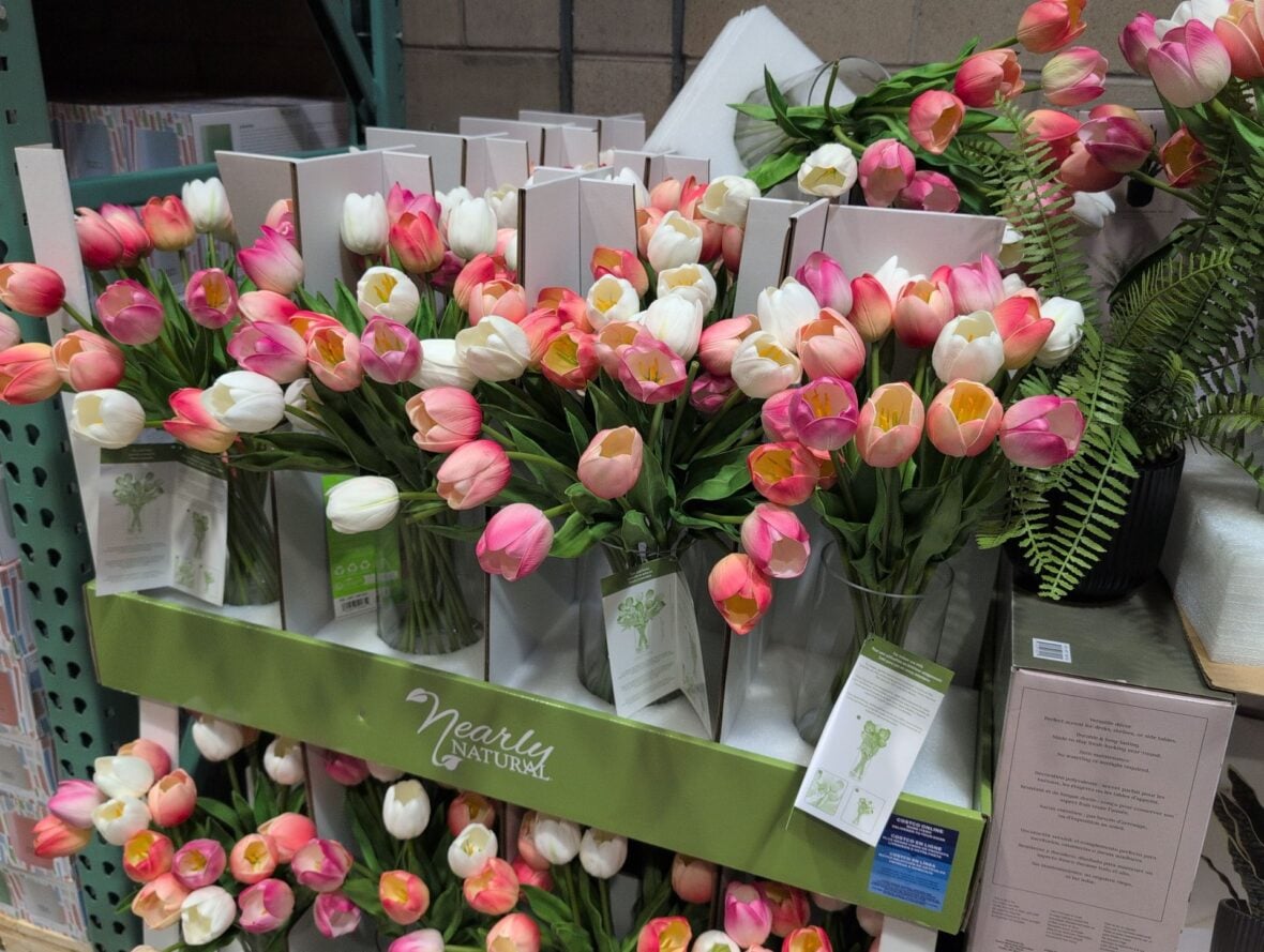 Nearly Natural Faux 20" Tulip Arrangement at Costco
