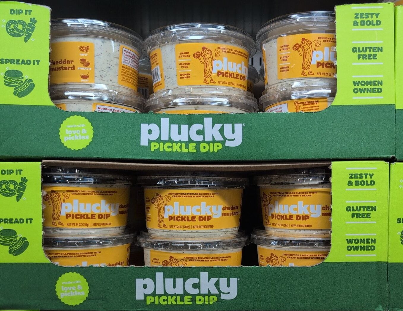 Plucky Pickle Dip Cheddar Mustard