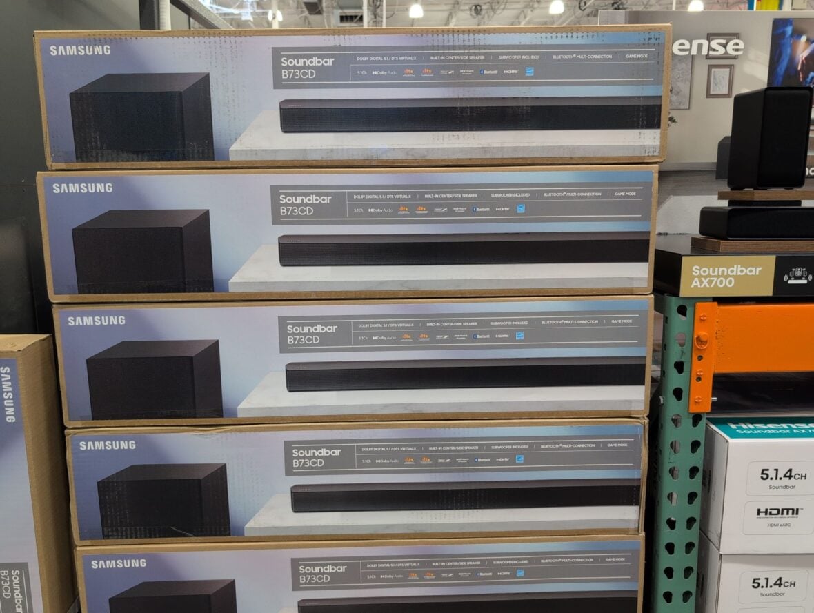 Samsung Hw-b73cd/za 5.1 Channel Soundbar W/ Wireless Subwoofer at Costco