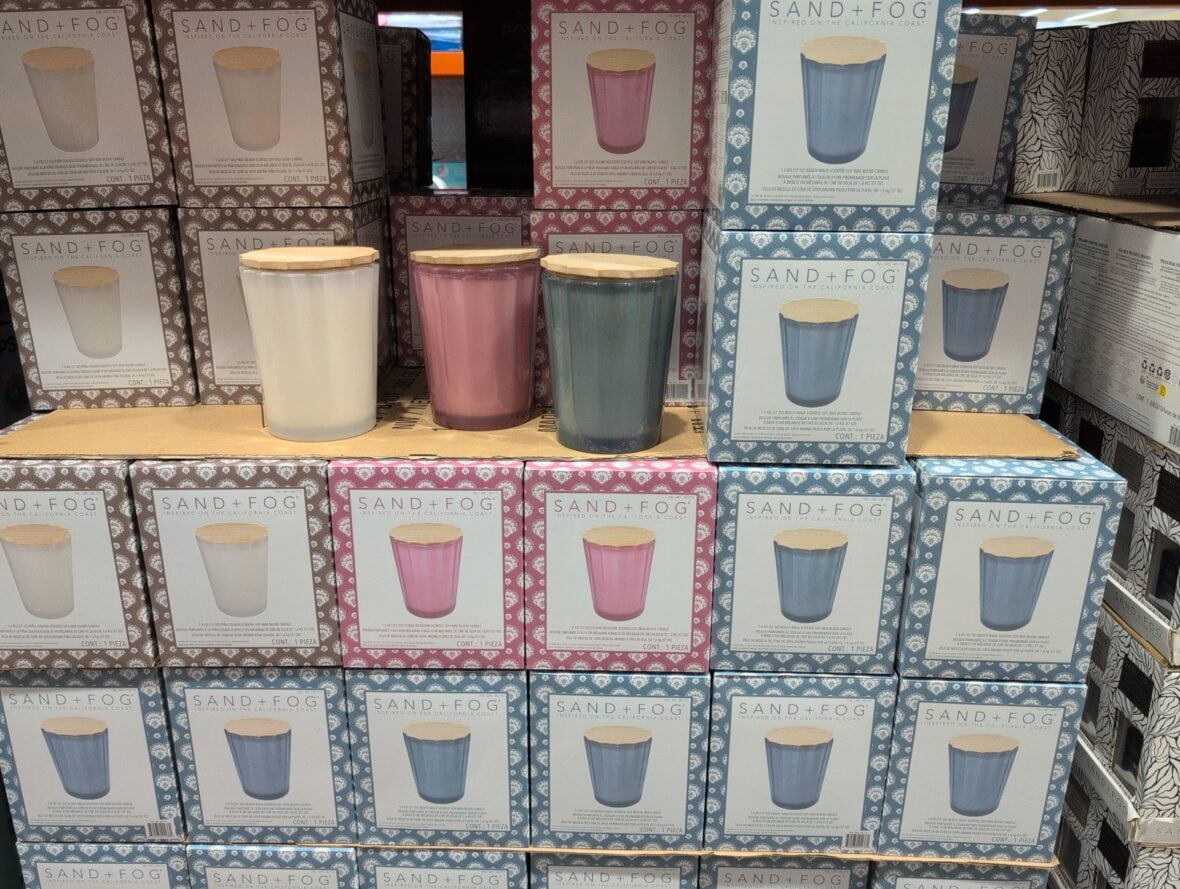 Sand + Fog 570z Scalloped Candles at Costco