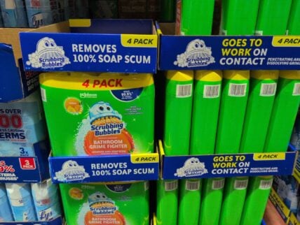 Scrubbing Bubbles Bathroom Grime Fighter 4/25 0z at Costco