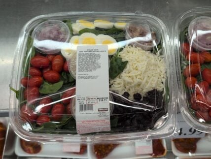 Spinach Salad with Poppyseed Dressing Per Lb at Costco