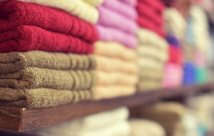 stacks of towels / costco towels