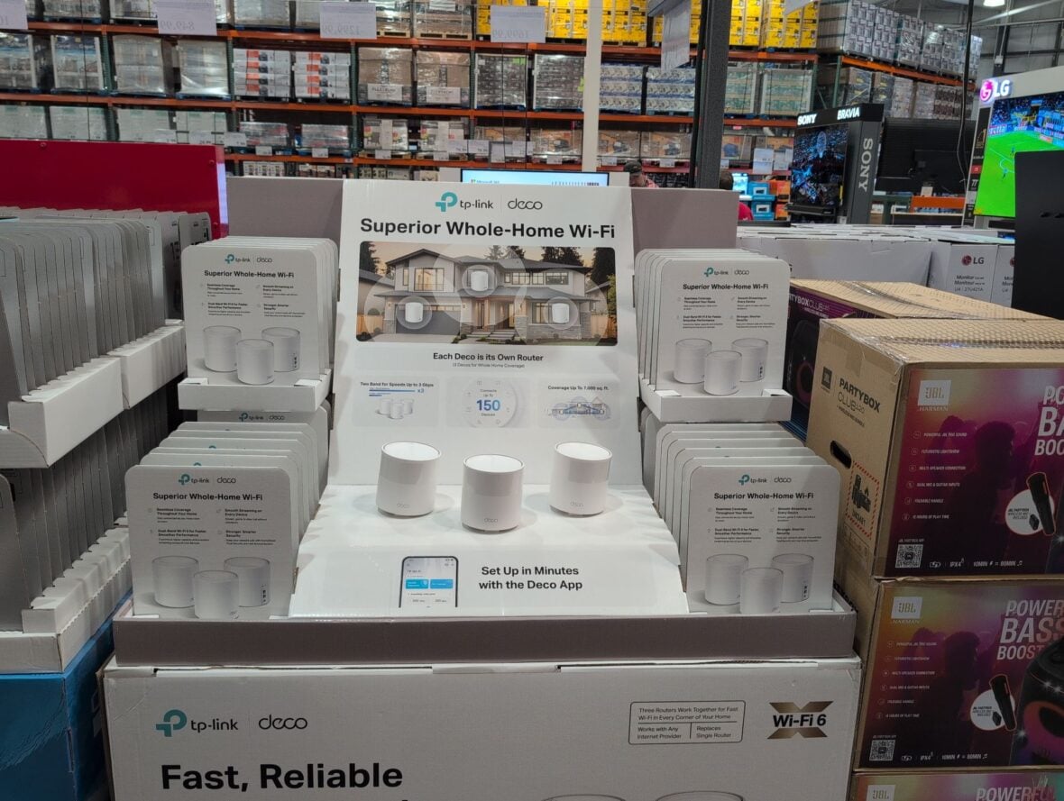Tp-link Deco X60 Dual Band Mesh Wifi 6 System P24t24h1 at Costco