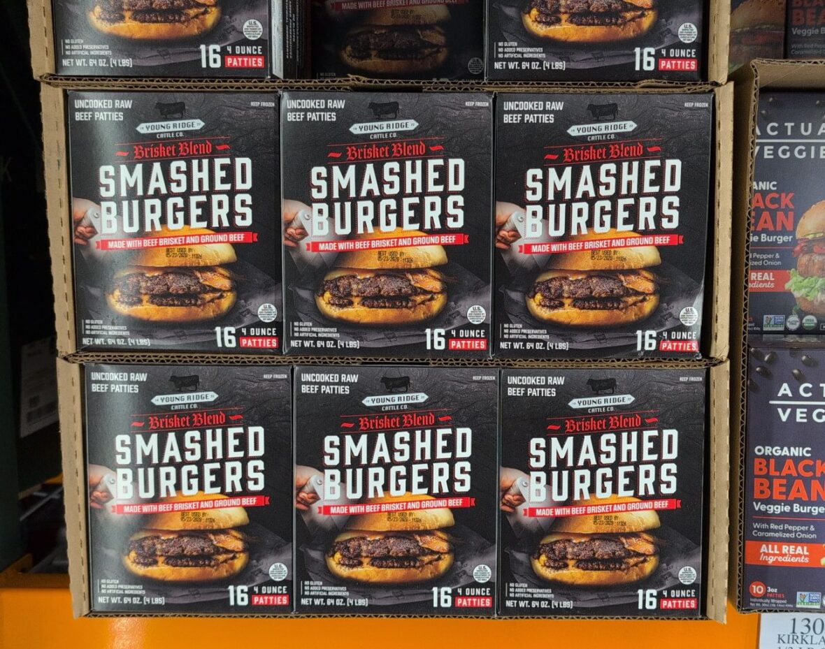 Young Ridge Smashed Burgers at Costco