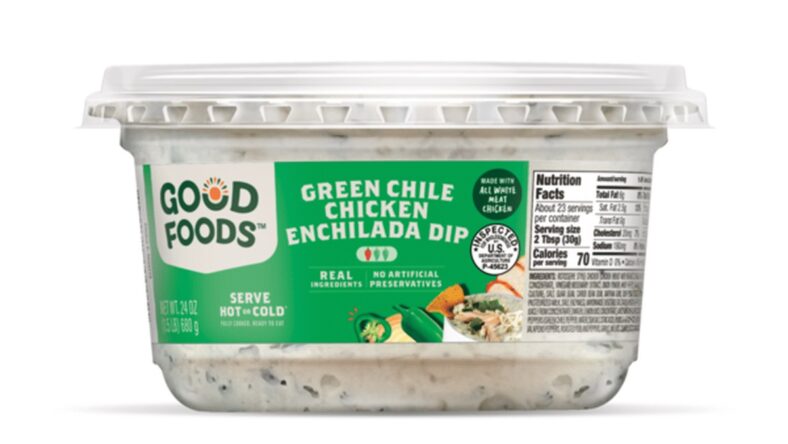 Good Foods Green Chile Chicken Enchilada Dip