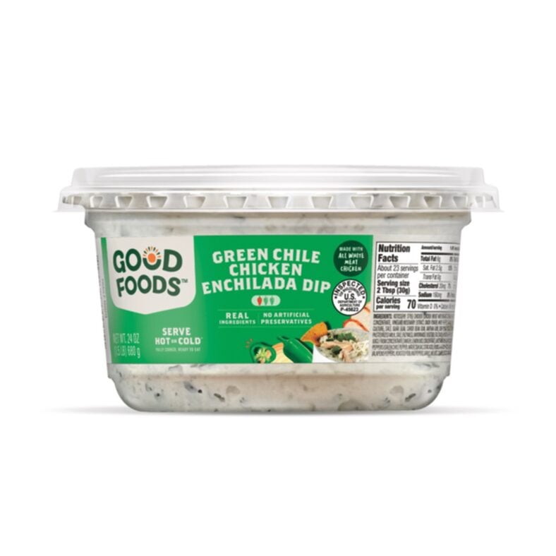 Good Foods Green Chile Chicken Enchilada Dip