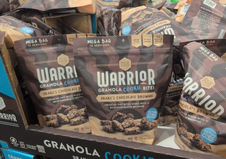 Beefree Warrior Granoi a Cookie Bites at Costco