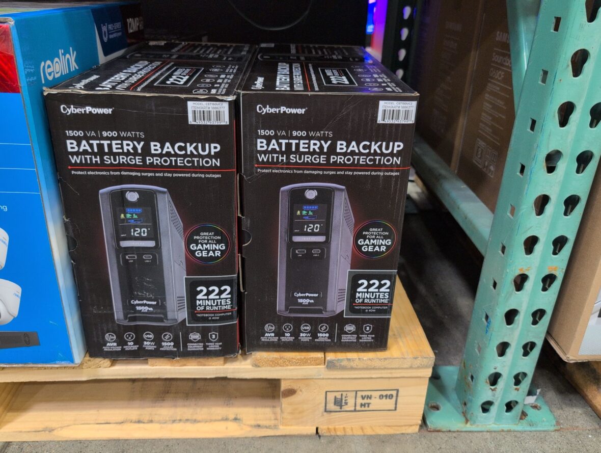Cyberpower 1500va/900w Sim Sine Battery Backup at Costco