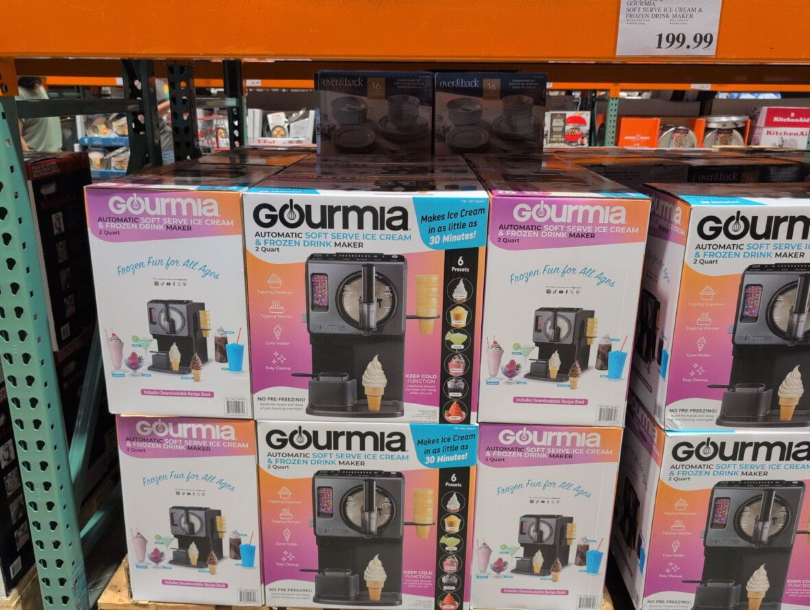 Gourmia No Overnight Soft Serve Ice Cream & Frozen Drink Maker at Costco