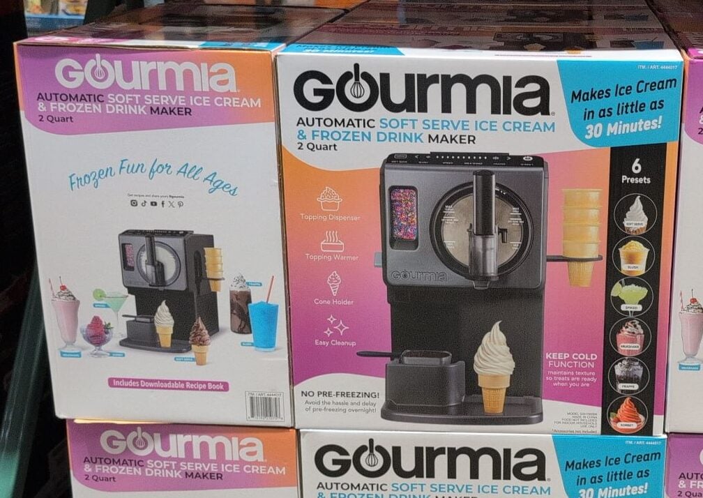 Gourmia Soft Serve Ice Cream & Frozen Drink Maker