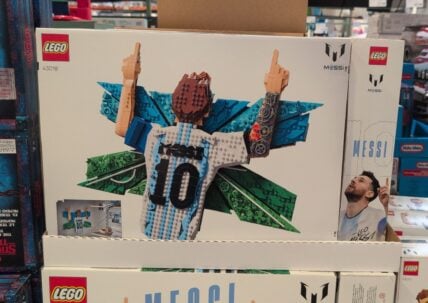 LEGO Lionel Messi Celebration at Costco