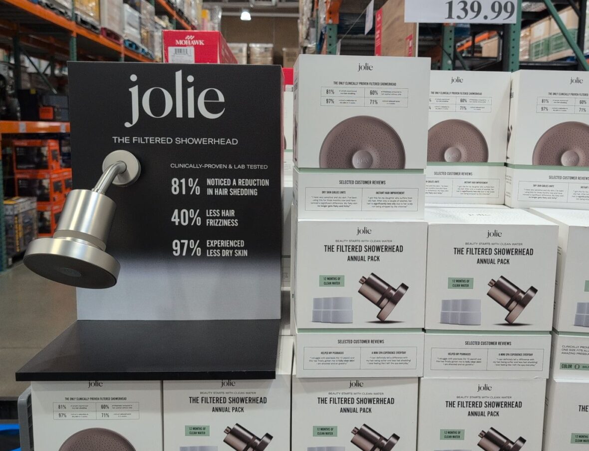Jolie Filtered Showerhead Annual Pack at Costco
