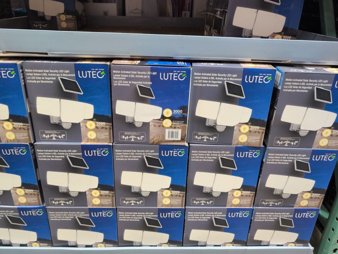 Lutec 240° Sensor Angle Ultra-wide Solar at Costco