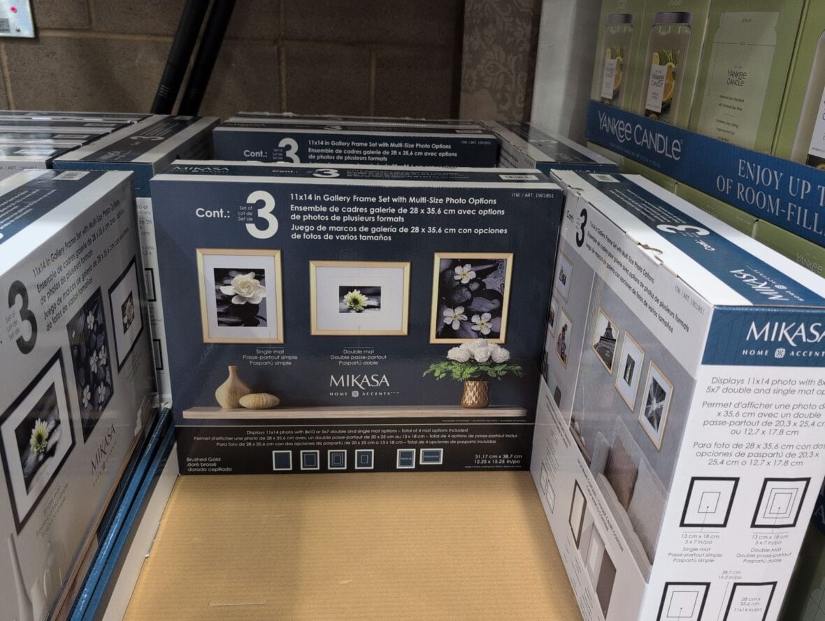 Mikasa Home Accents Gallery Frames Set of 3 at Costco