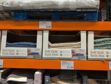 Mineral Spring Soft Grid Bath Mat" at Costco