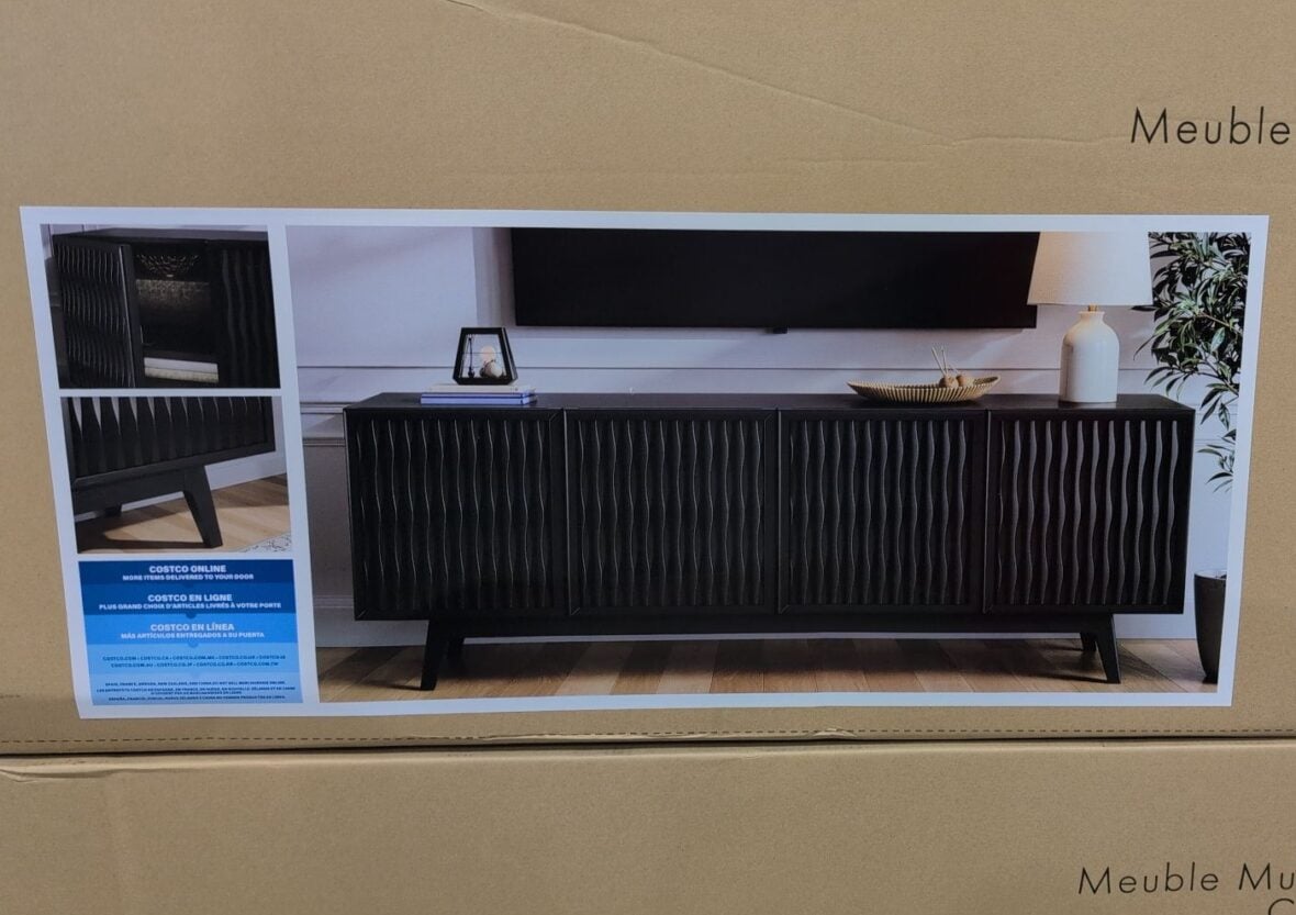Northridge Home Del Rey Oaks 74" Accent Console Acacia Veneers at Costco