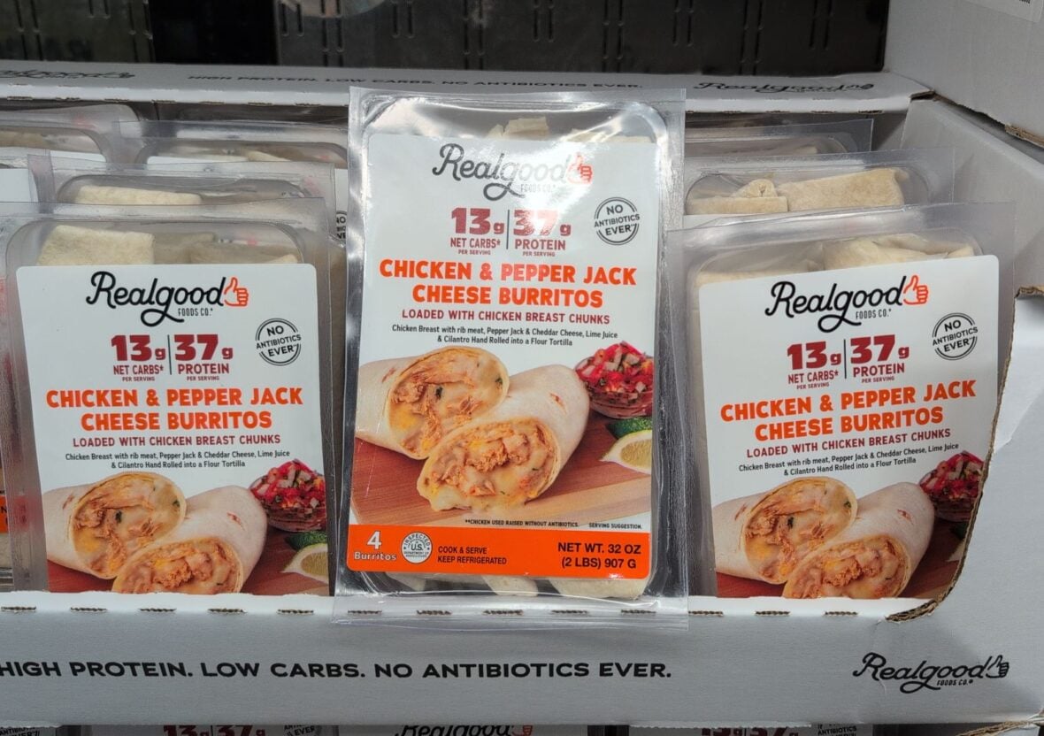 Real Good Food Chicken Burritos at Costco