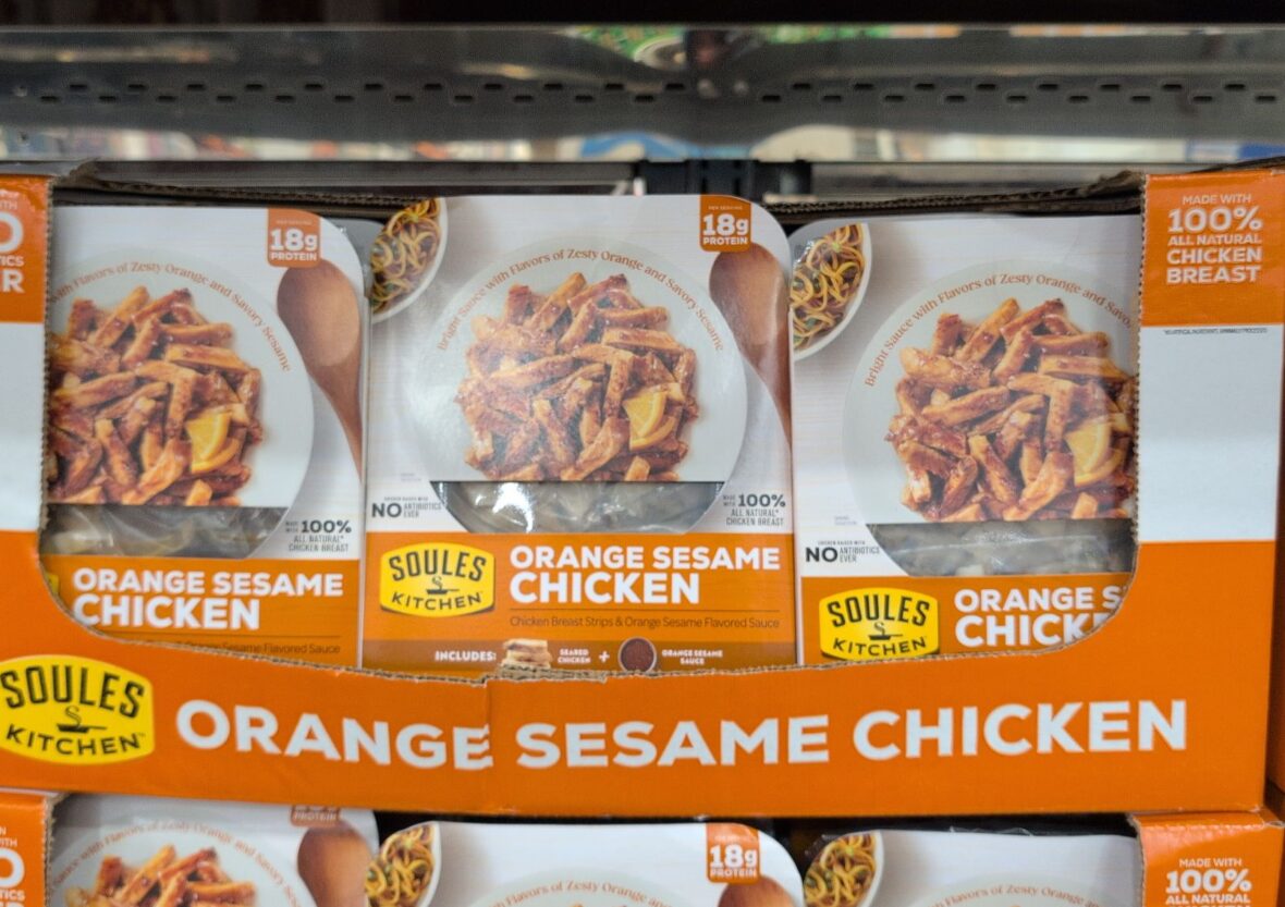 Soules Kitchen Orange Sesame Chicken at Costco