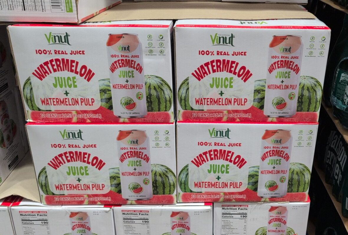 Vinut Watermelon Juice+pulp 16.57 0z at Costco
