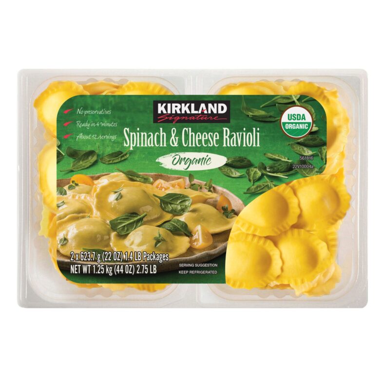 Kirkland Signature Spinach & Cheese Ravioli