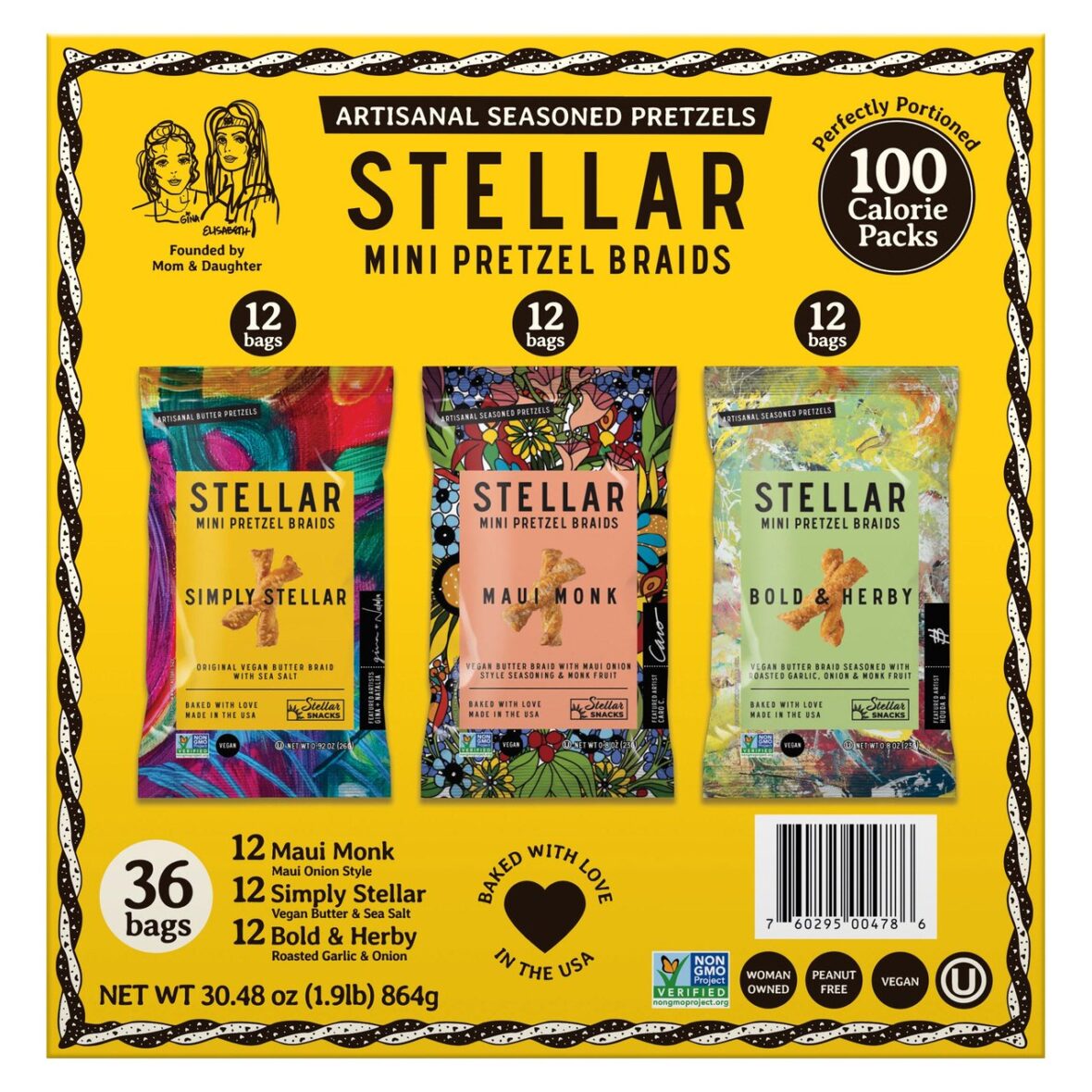 Stellar Snacks Pretzel Packs