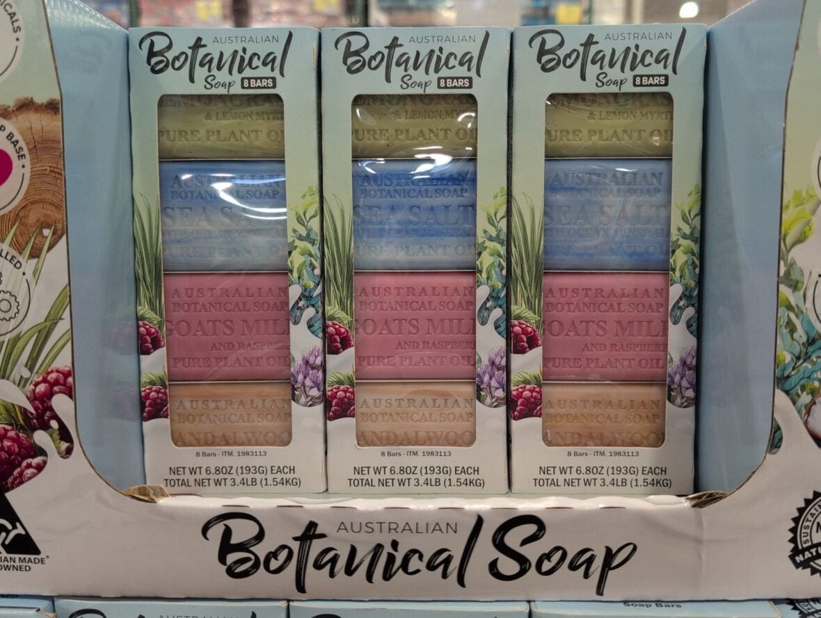 Australian Botanical Soap Goat Milk Bar Soap 8-Pack at Costco