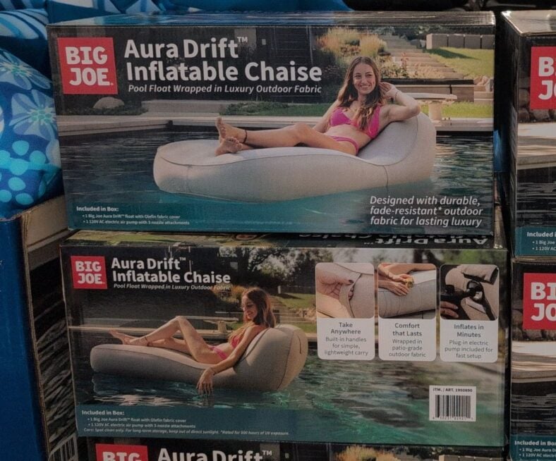 Big Joe Aura Drift Inflatable Chaise at Costco