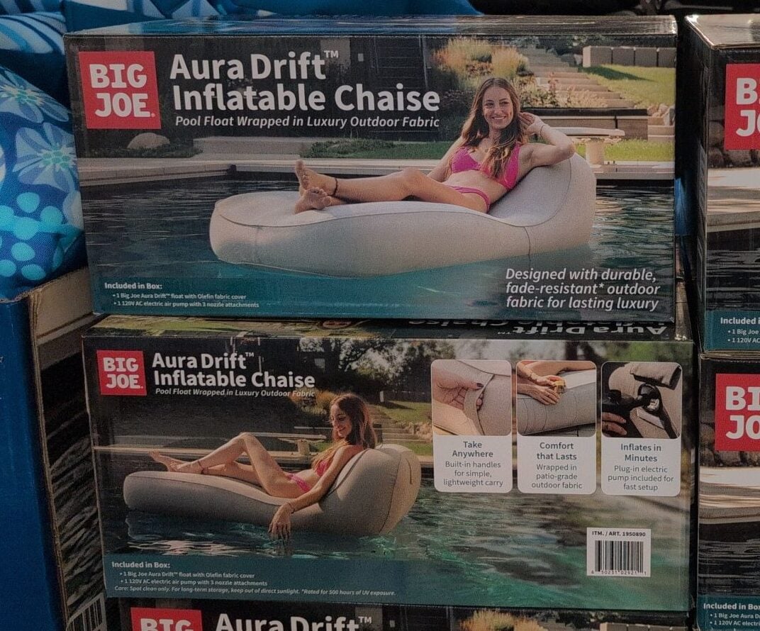 Big Joe Aura Drift Inflatable Chaise at Costco