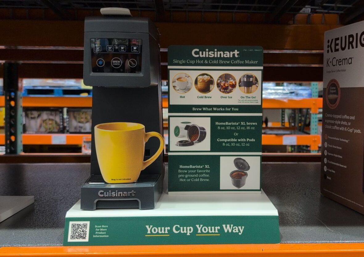 Cuisinart Cuisinar Single Serve K-cup Machine at Costco