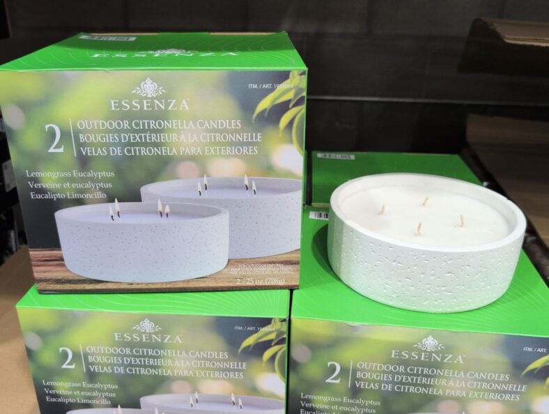 Essenza Outdoor Citronella Candle 2-Pack at Costco