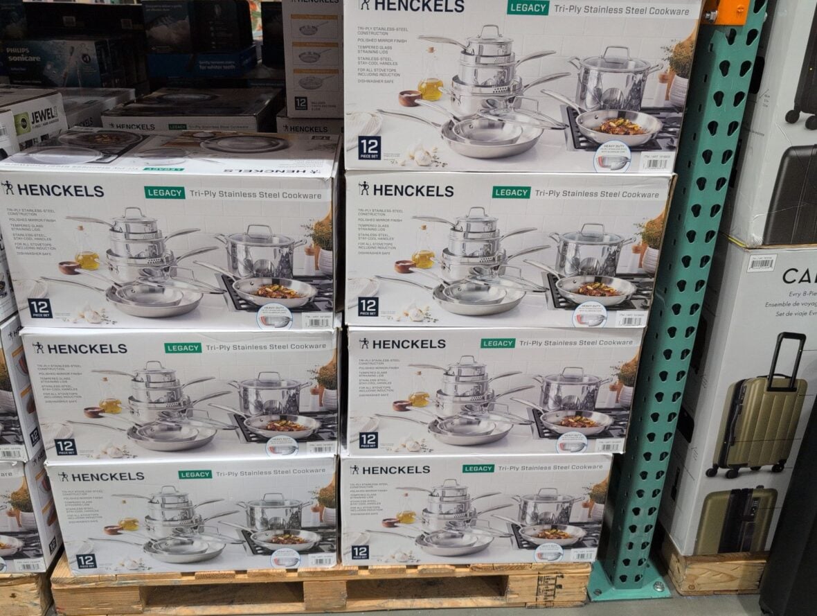 Henckels Clad Stainless Steel Cookware at Costco