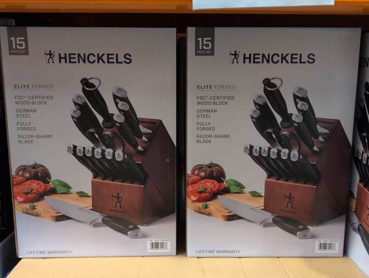 Henckels Forged Elite 15pc Knife Block Set at Costco