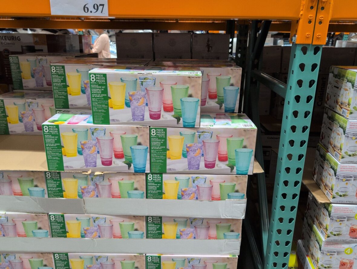 Jia Wei. Drinkware Set of 8 at Costco