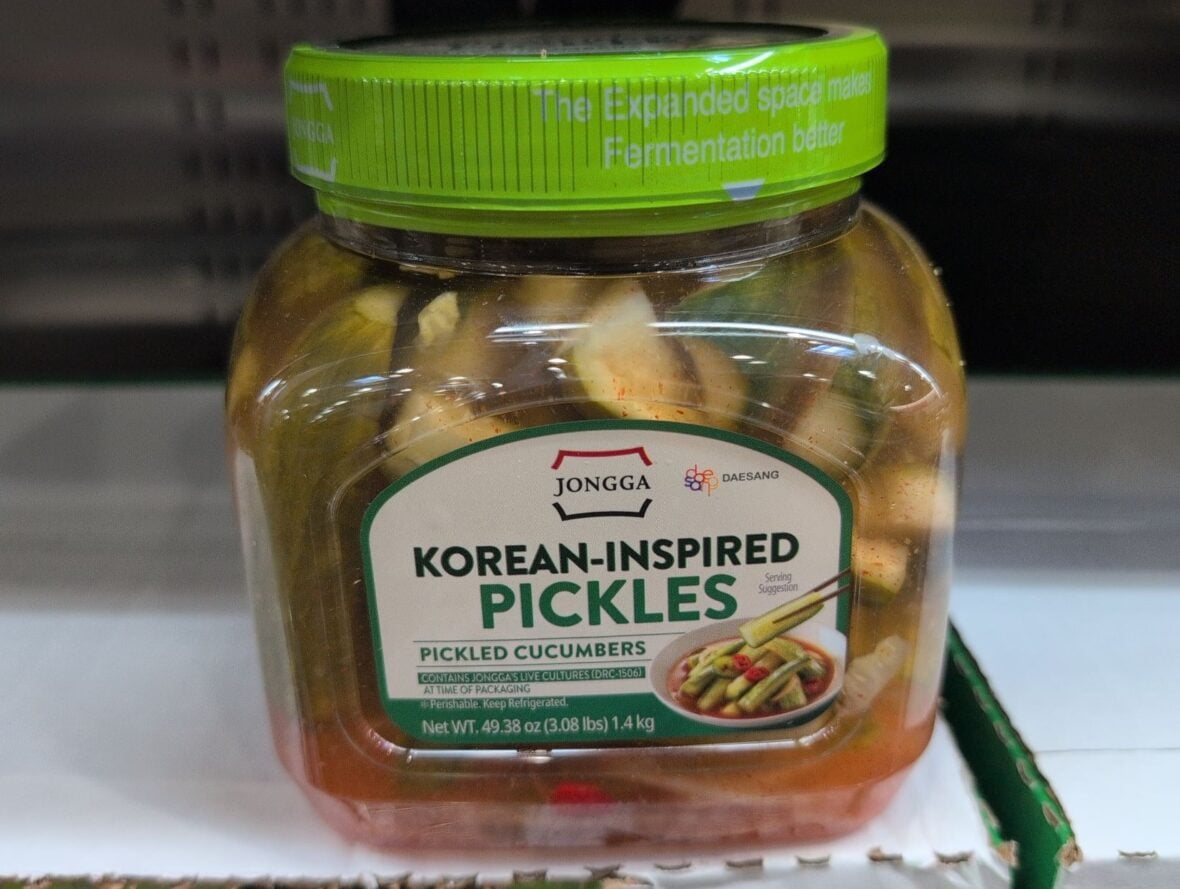 Jongga Korean-Inspired Pickled Cucumbers at Costco