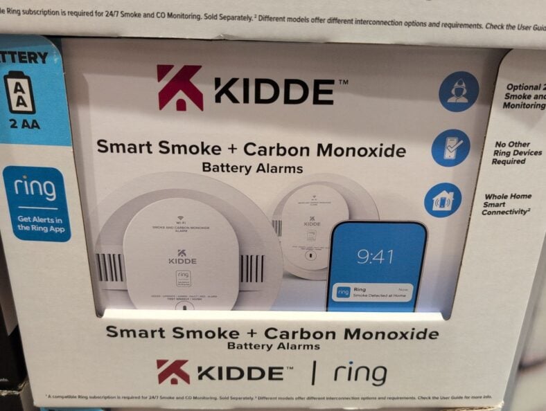 Kidde Ring Smart Smoke and CO Detector at Costco