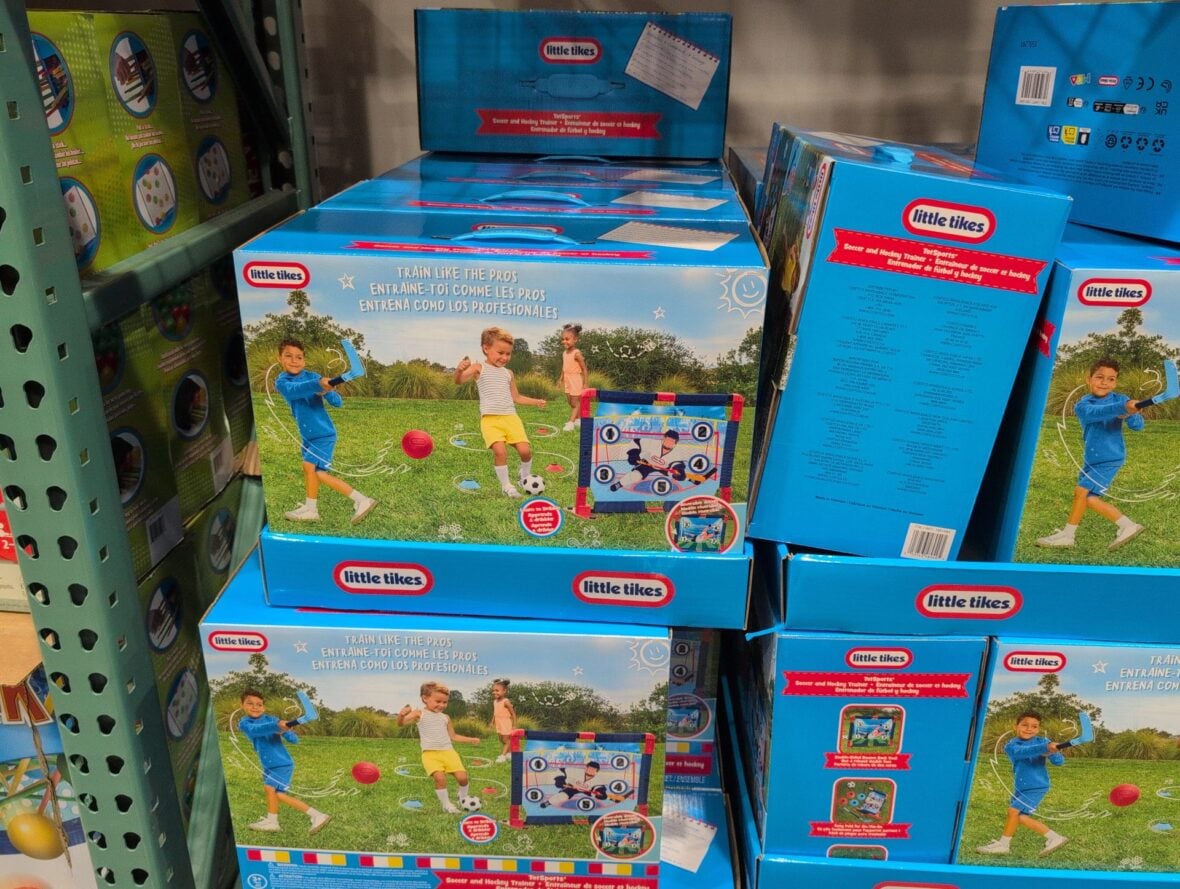 Little Tỉkes Soccer and Hockey Trainer Set Solo Training or at Costco
