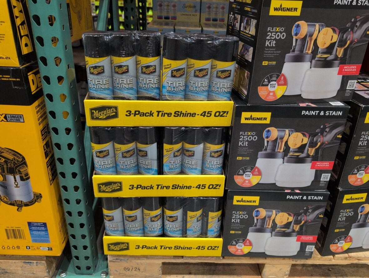 Megular's Tire Shine 3-150z Pack Long-lasting Protection at Costco