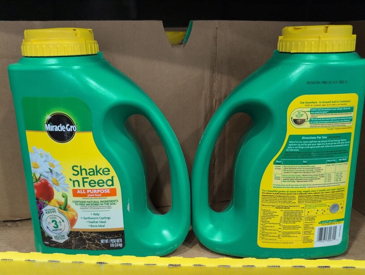 Miracle-Gro Shake 'n Feed All Purpose Plant Food at Costco
