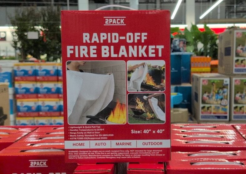 Rapid-off Fire Blanket Mfr's Instant Rebate Exp. 07/26/26 Limit at Costco